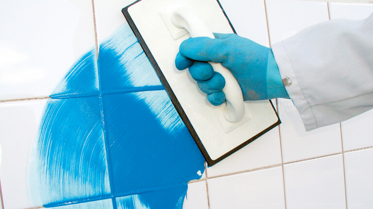 Tile grout activity Tile grout activity